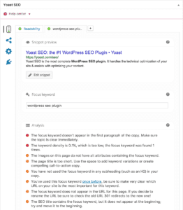 wordpress yoast seo plugin